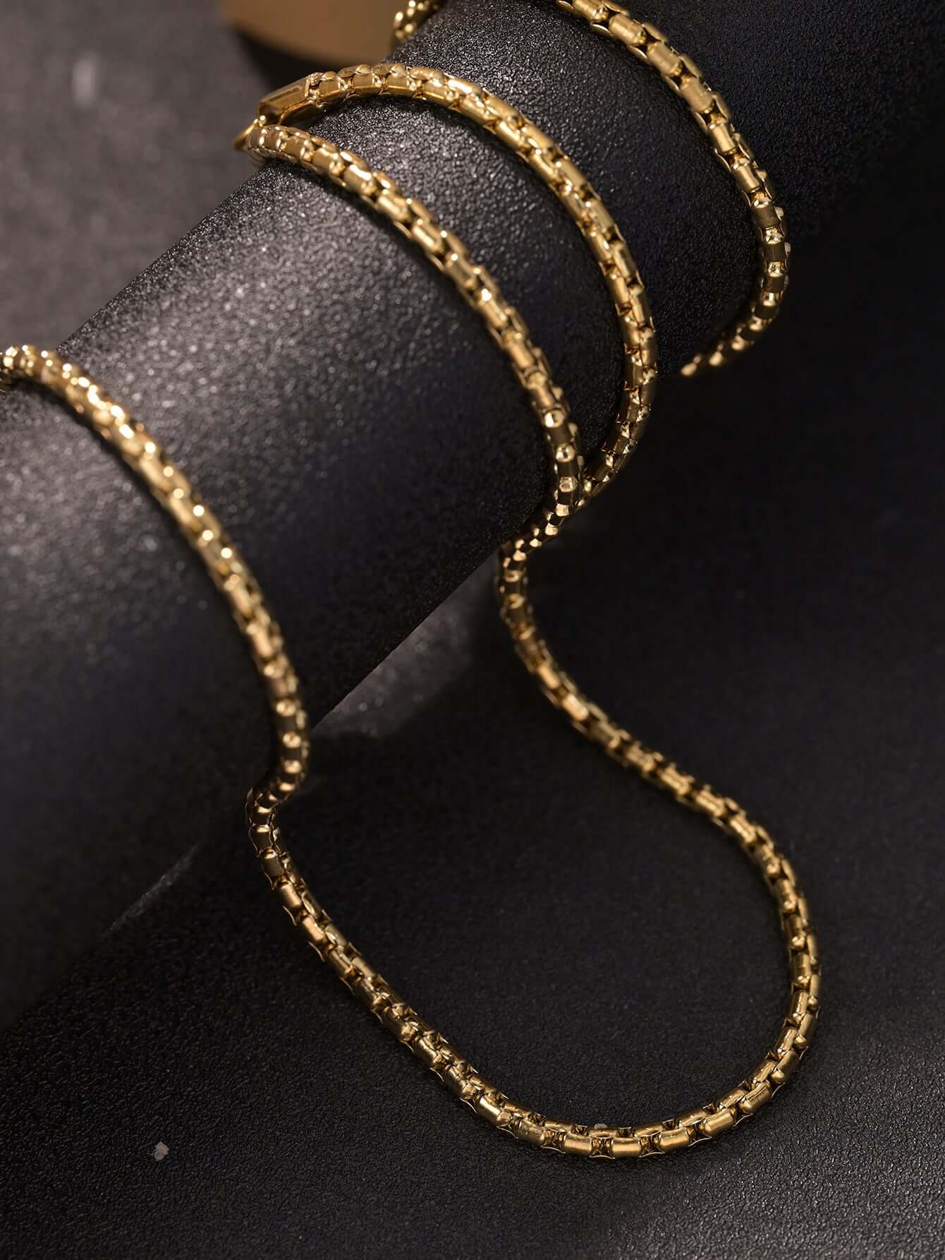 Buy Fashionable stainless steel thick necklace and twisted long necklace in UK - High Quality