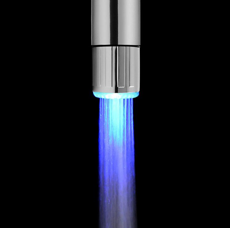 Creative LED Light‑Up Faucet – Temperature‑Sensing Kitchen & Bathroom Tap Nozzle - Faucet Accessories | Buy Online in UK