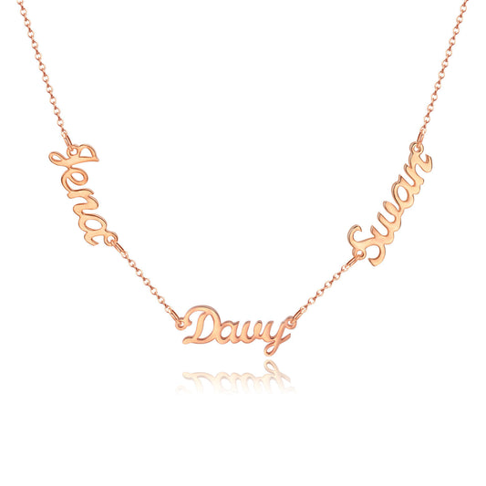 Personalized DIY Necklace With Name And Lock Steel Collar Chain