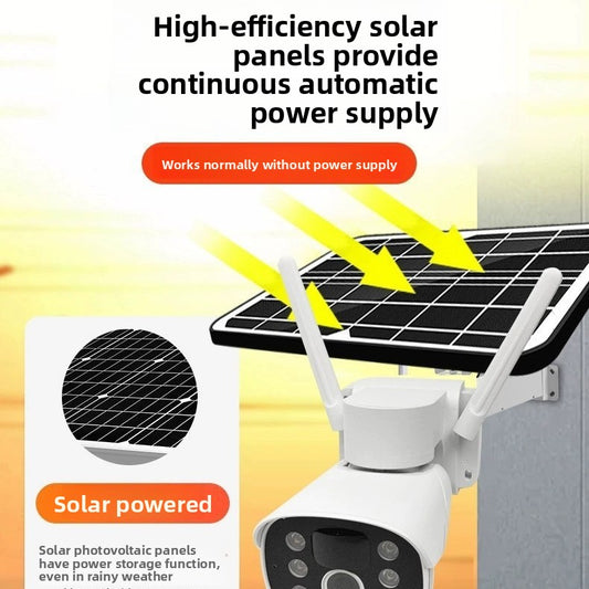 Solar Powered Surveillance Camera Wireless Outdoor WiFi HD CCTV UK - Surveillance Cameras | Buy Online in UK