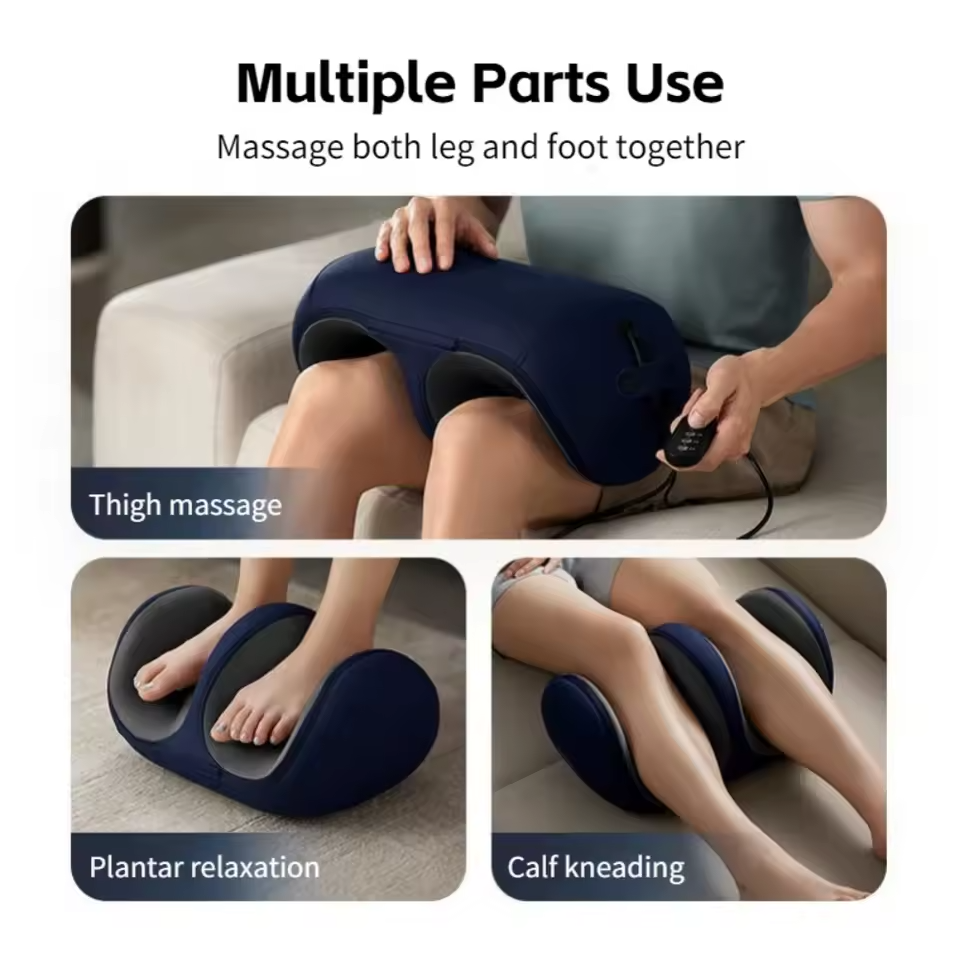 Foot Massager with Heat Kneading Rolling Pain Relief