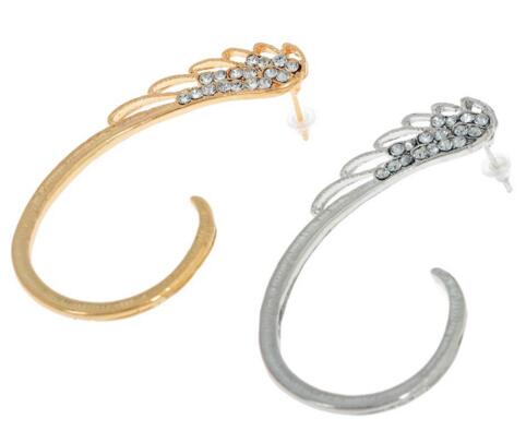 Feather Earrings Oorbellen New Punk Clip Earrings