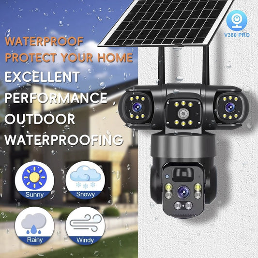 Buy Solar Security Camera Outdoor WiFi HD Waterproof CCTV UK in UK - High Quality Surveillance Cameras