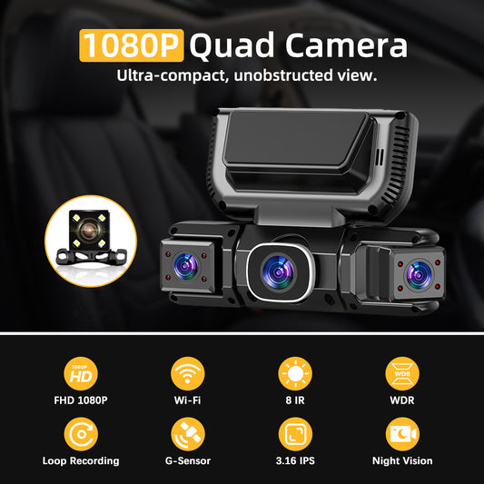 Car DVR Recorder Dash Cam Full HD Night Vision UK - Dash Video Cameras | Buy Online in UK