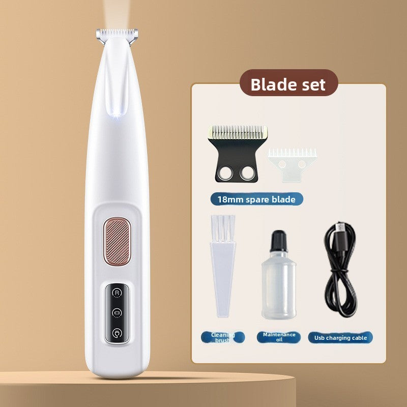 Pet Hair Trimmer with LED Light ? Quiet Waterproof Groomer for Dogs & Cats - Trimmers | Buy Online in UK