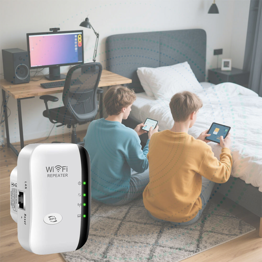 WiFi Extender Booster For Home, WiFi Signal Extender With Ethernet - Repeaters & Transceivers | Buy Online in UK