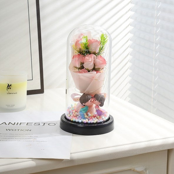 Bouquet soap flower night light - Decorative Bottles | Buy Online in UK
