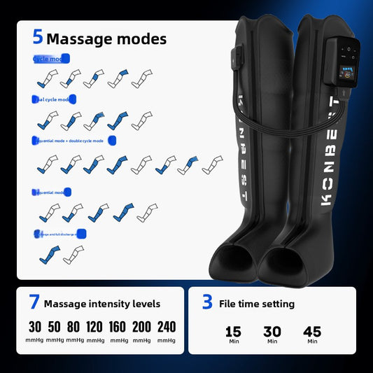 Rechargeable Four-Chamber Air Compression Leg Massager