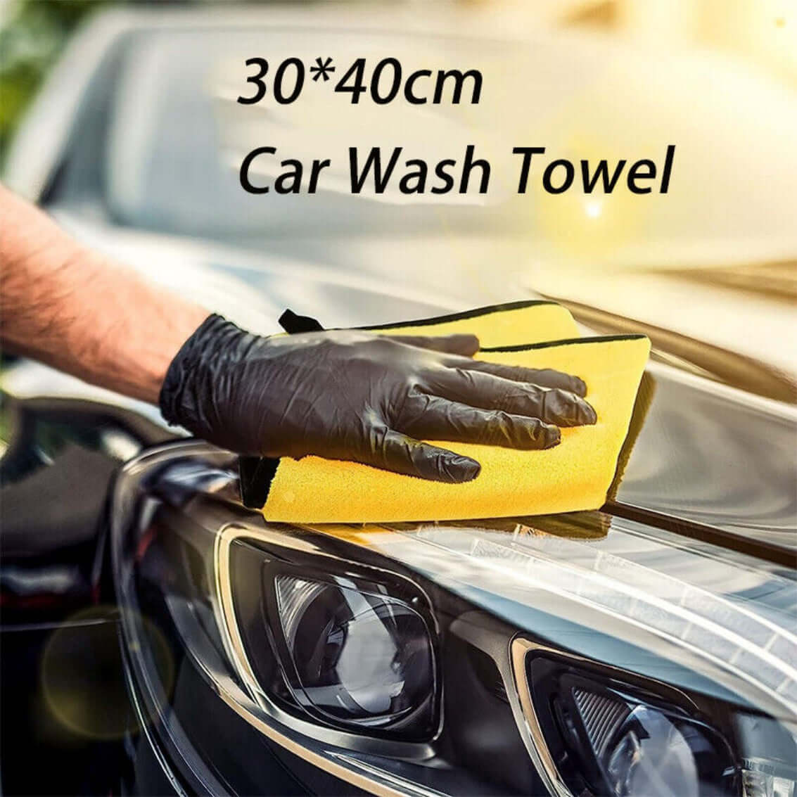 Buy 12PCS Microfiber Car Cleaning Towels – Super Absorbent Drying & Polishing Wash Cloth Set in UK - High Quality Vehicle Cleaning