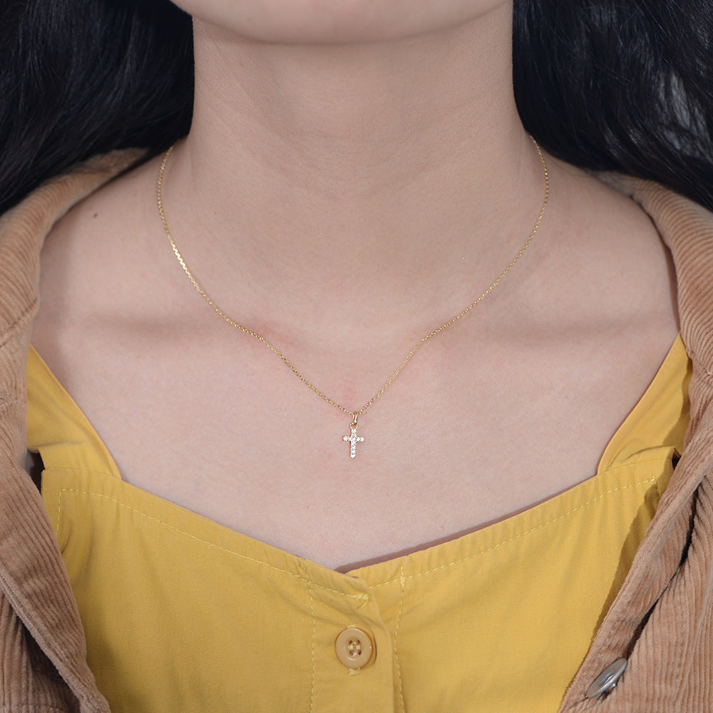 Buy Diamond Cross Necklace for Women | Elegant Faith Jewelry UK in UK - High Quality Necklaces