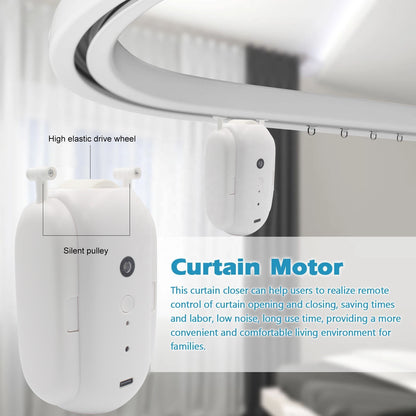 Smart Home Curtain Companion Free Track Installation Timing Switch Remote Control Bluetooth Smart Electric Curtain Robot