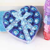 Rose-scented soap heart-shaped gift box - Artificial Flowering Plants | Buy Online in UK