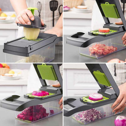 Household Vegetable Silk Cutter – Precision Shredder & Kitchen Gadget for Fine Slicing - Kitchen Slicers | Buy Online in UK
