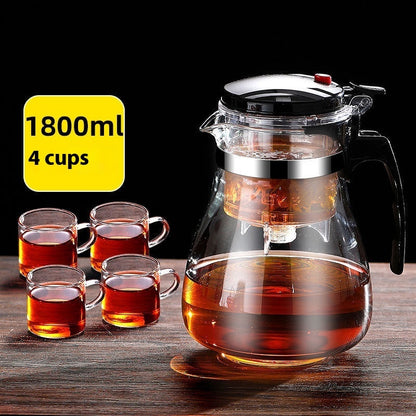 High Temperature Resistant Elegant Household One-click Filtering Tea Cup - Teapots | Buy Online in UK