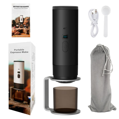 Buy Wireless Portable Espresso Machine for Car & Travel – Electric Capsule Coffee Maker in UK - High Quality Espresso Machines