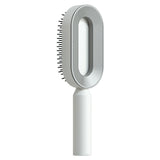 Self-Cleaning Hair Brush for Women – One-Key Cleaning, Anti-Static Hair Loss Comb - Hair Combs | Buy Online in UK