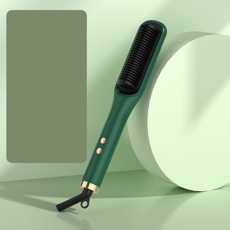 Anion Hair Care Electric Hair Curlers & Straightener Comb – Dual Function for Smooth Curls - Straightening Brushes | Buy Online in UK