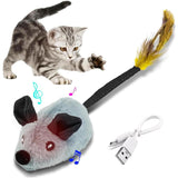 Interactive Cat Toys Mouse With LED Lights ForIndoor - Uncategorized | Buy Online in UK