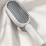Self-Cleaning Hair Brush for Women – One-Key Cleaning, Anti-Static Hair Loss Comb - Hair Combs | Buy Online in UK