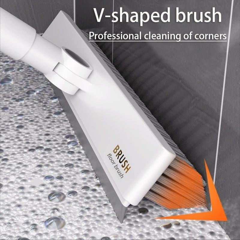 3 in 1 Long Handle Scrub Brush, Stiff Bristle Floor Scrubber - Scrub Brushes | Buy Online in UK