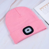 LED luminous knitted hat