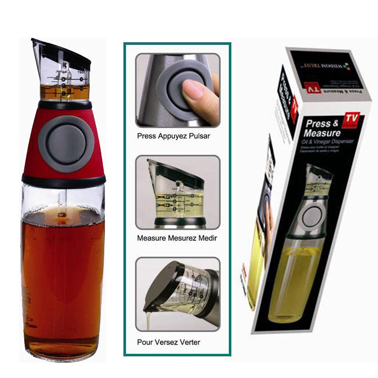 500ml Measurable Glass Oil Bottle - Oil Dispensers | Buy Online in UK