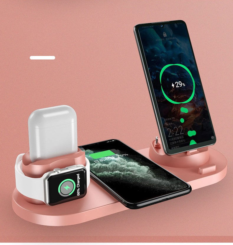 Six-in-one wireless charger for mobile phones - Buy Online at RONGORA LTD
