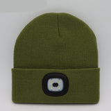 LED luminous knitted hat