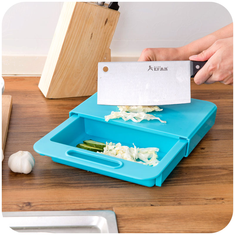 Multifunction Kitchen Chopping Board with Sink & Drain Basket – 3‑in‑1 Cutting, Washing & Storage Tool - Cutting Boards | Buy Online in UK