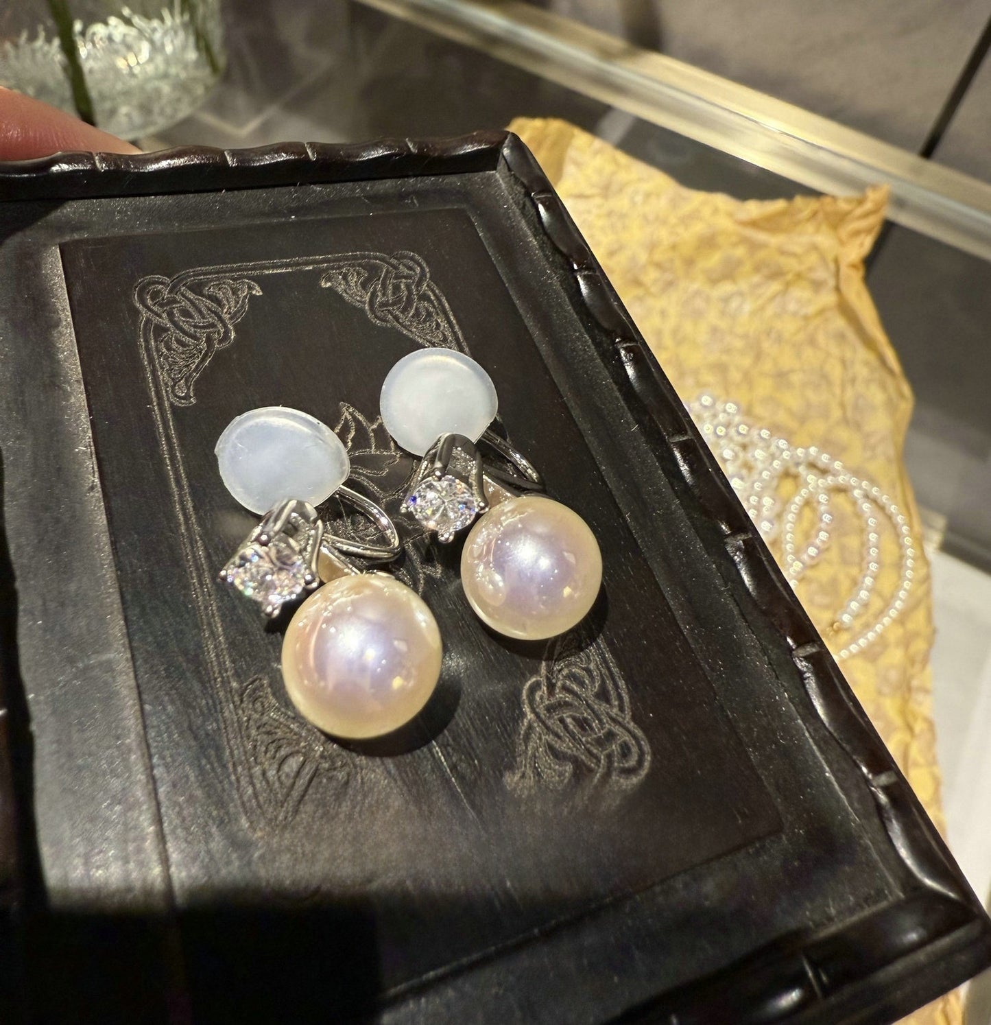 Princess Style Zircon Pearl Jewelry Set for Women