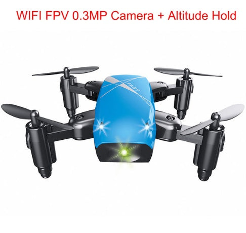 Micro Foldable RC Drone with Camera – WiFi App Control Quadcopter Helicopter for Kids - Drones | Buy Online in UK