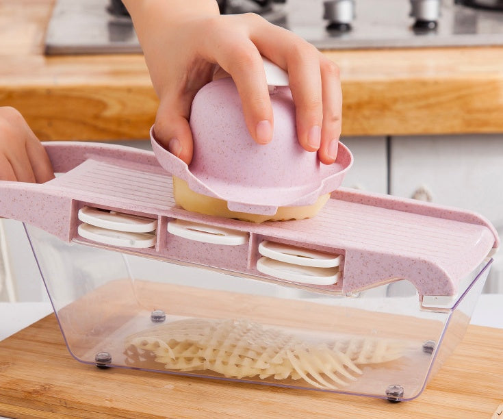 Multifunctional Vegetable Cutter Home Kitchen Slicing And Dicing Fruit Artifact - Buy Online at RONGORA LTD
