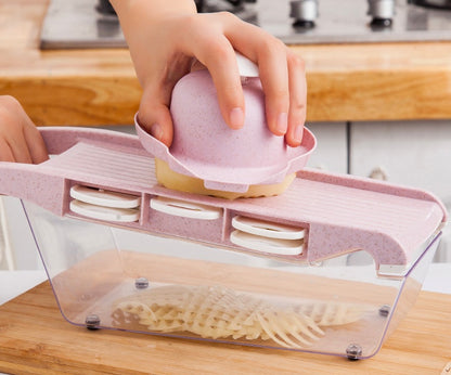 Multifunctional Vegetable Cutter Home Kitchen Slicing And Dicing Fruit Artifact - Buy Online at RONGORA LTD