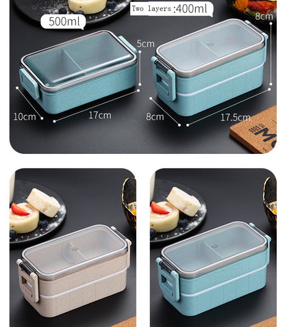 Healthy Microwave‑Safe Lunch Box – BPA‑Free Heat‑Resistant Dinnerware for Work, School & Meal Prep - Lunch Containers | Buy Online in UK