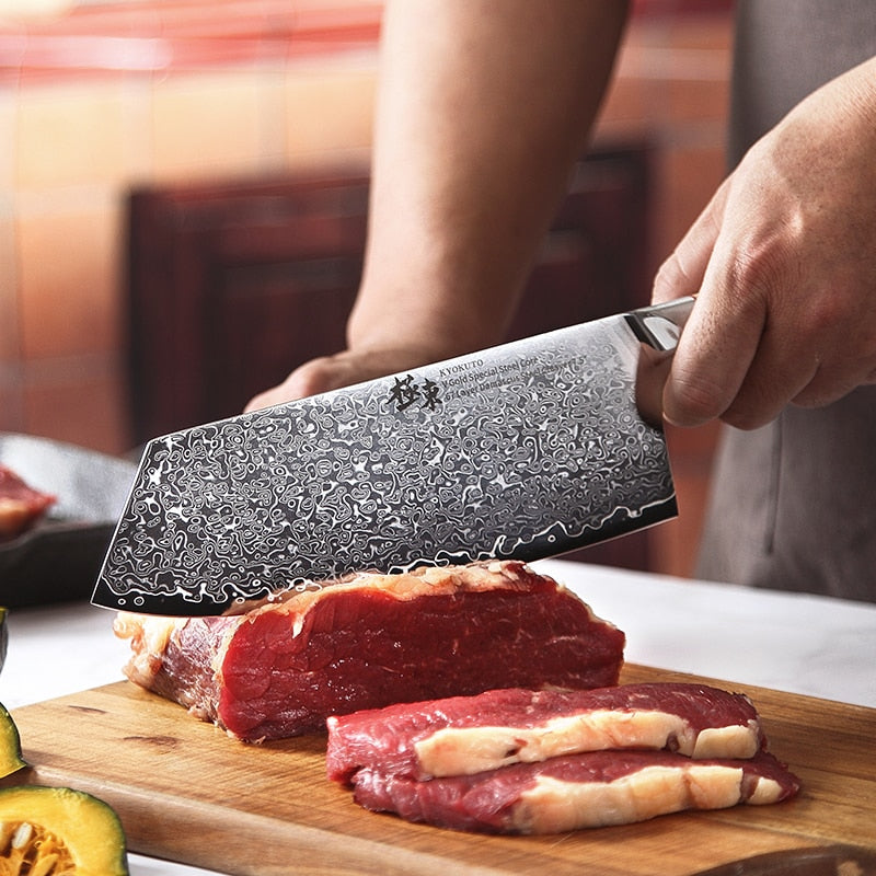 Damascus Kitchen Knife - Buy Online at RONGORA LTD