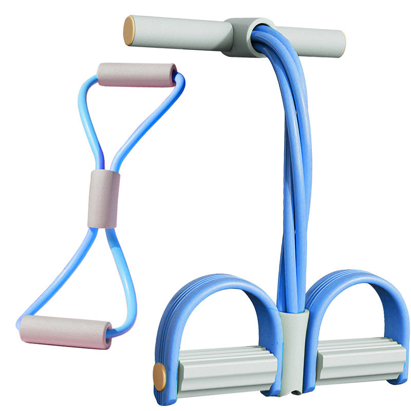8-character tension device open back sit-ups pull rope four-tube pedal tension device pedal yoga fitness device generation