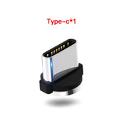 Compatible with Apple, Flowing Ligh Magnetic Streamer Data Line Cable for Iphone Android Typec