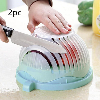 Creative Salad Cutter – Quick Fruit & Vegetable Slicer for Fast Healthy Meal Prep - Kitchen Slicers | Buy Online in UK