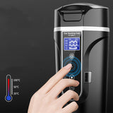 Smart Touch Heating Travel Bottle – Portable Digital Display Insulated Car Cup for Hot Water & Drinks - Beverage Warmers | Buy Online in UK