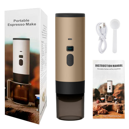 Buy Wireless Portable Espresso Machine for Car & Travel – Electric Capsule Coffee Maker in UK - High Quality Espresso Machines