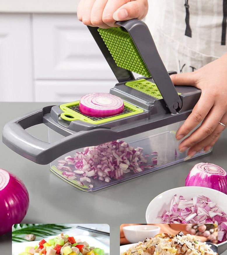 Multifunctional Vegetable Cutter Home Kitchen Slicing And Dicing Fruit Artifact - Buy Online at RONGORA LTD