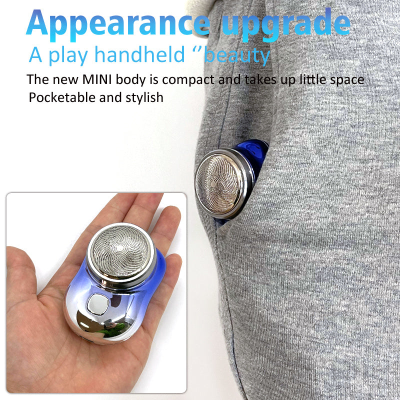 Mini Portable Face Cordless Shavers - Rotary Electric Razors | Buy Online in UK