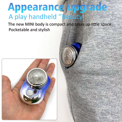 Mini Portable Face Cordless Shavers - Rotary Electric Razors | Buy Online in UK