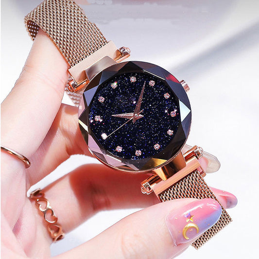 Magnet Stainless Steel Mesh Band Gypsophila Women's Watch - Watches | Buy Online in UK