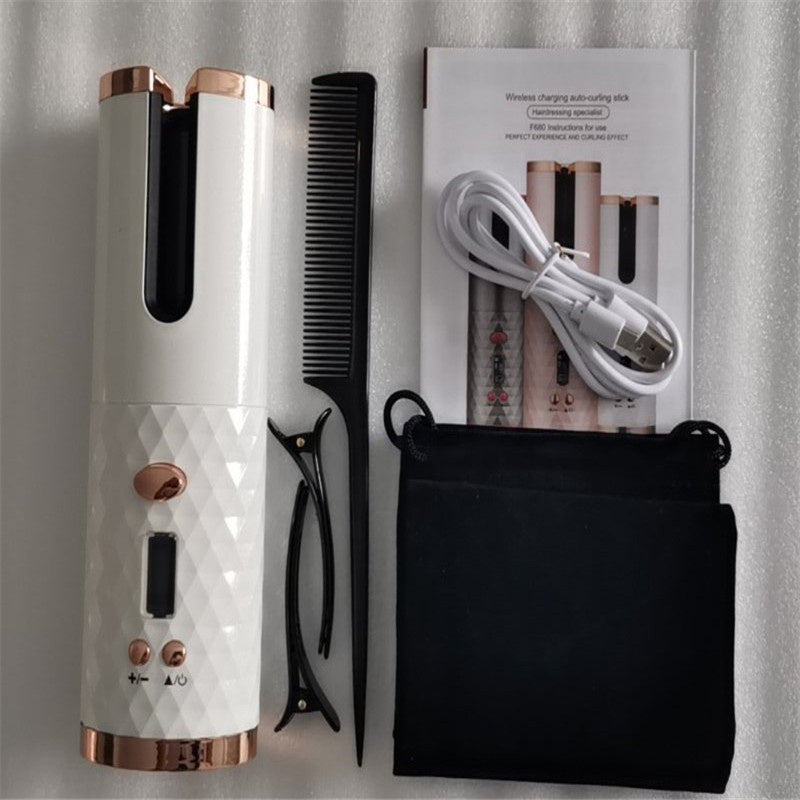 USB Wireless Curling Iron – Multifunctional Charging Curler for Effortless Curls - Curling Irons | Buy Online in UK