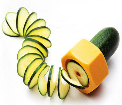 Kitchen Gadgets Spiral Knife Vegetable Cutter Kitchen Fixture Cucumber Slicer - Buy Online at RONGORA LTD