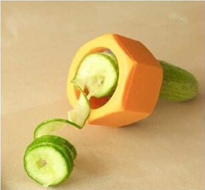 Kitchen Gadgets Spiral Knife Vegetable Cutter Kitchen Fixture Cucumber Slicer - Buy Online at RONGORA LTD