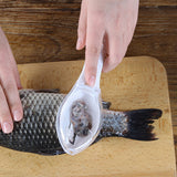 Fish Scale Remover Brush – Easy Clean Fish Skin Scraper Tool - Kitchen Scrapers | Buy Online in UK