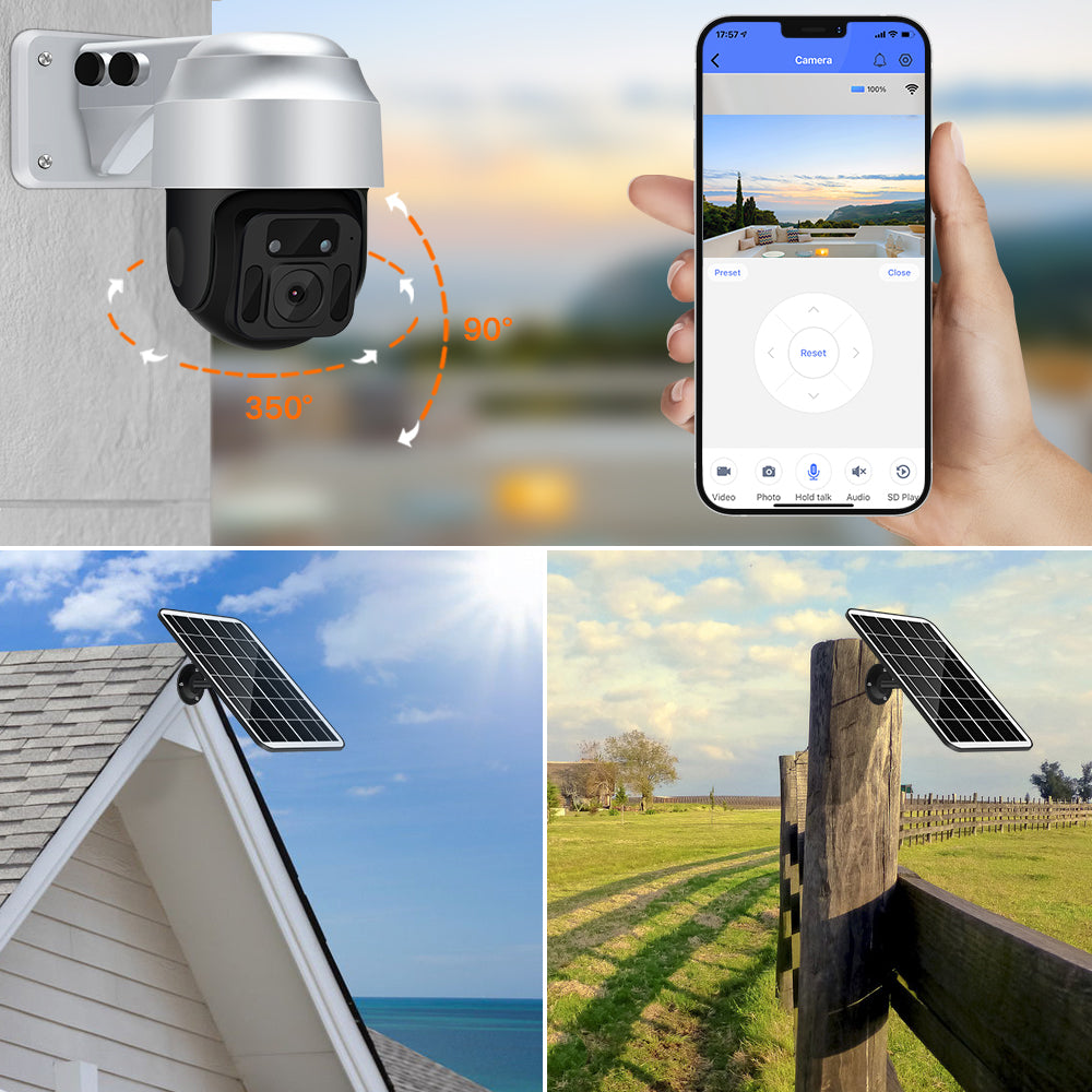 Solar Powered Wireless WiFi Surveillance Camera – Eco-Friendly Security Solution - Surveillance Cameras | Buy Online in UK