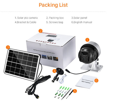 Solar Powered Wireless WiFi Surveillance Camera – Eco-Friendly Security Solution - Surveillance Cameras | Buy Online in UK